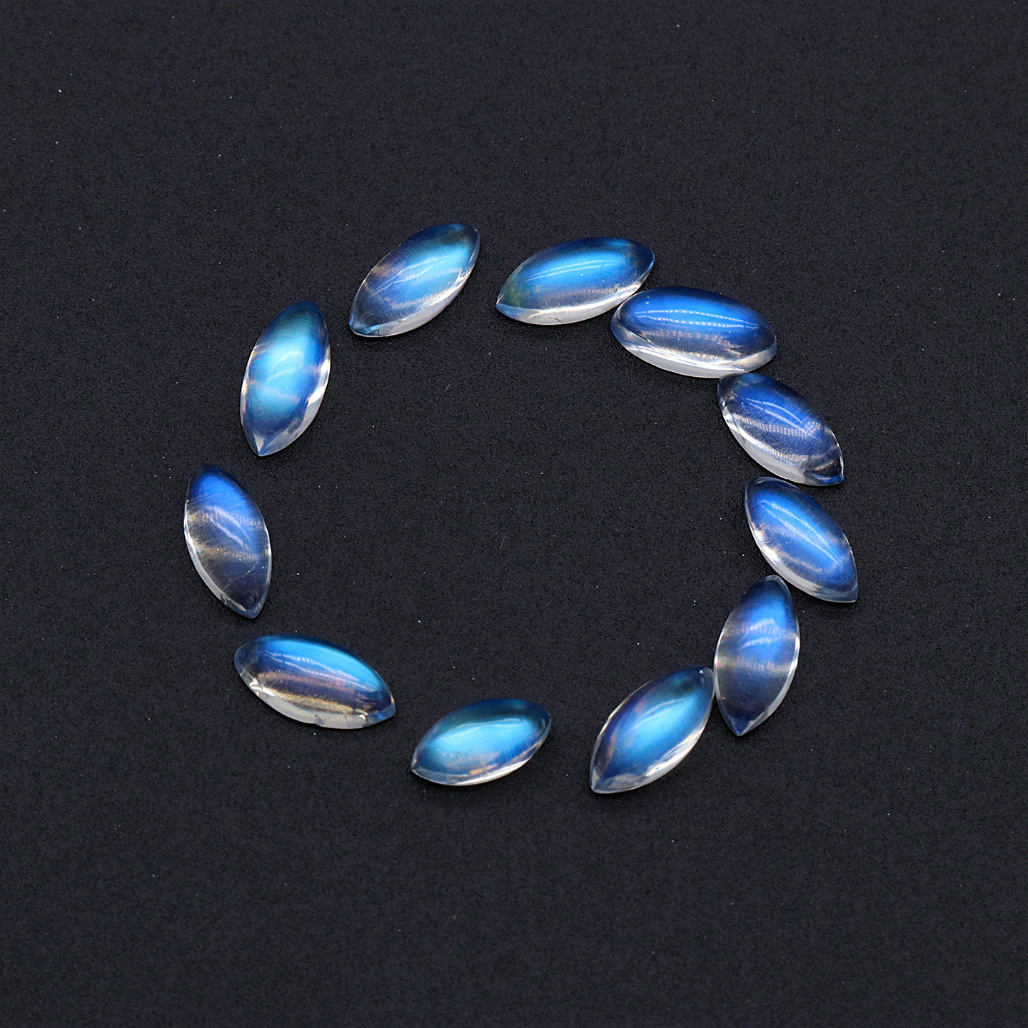 天然蓝月光石马眼形戒面裸石印度高透月光石强蓝光戒指吊坠配石,淘宝优惠券,粉丝福利购,淘宝优惠卷