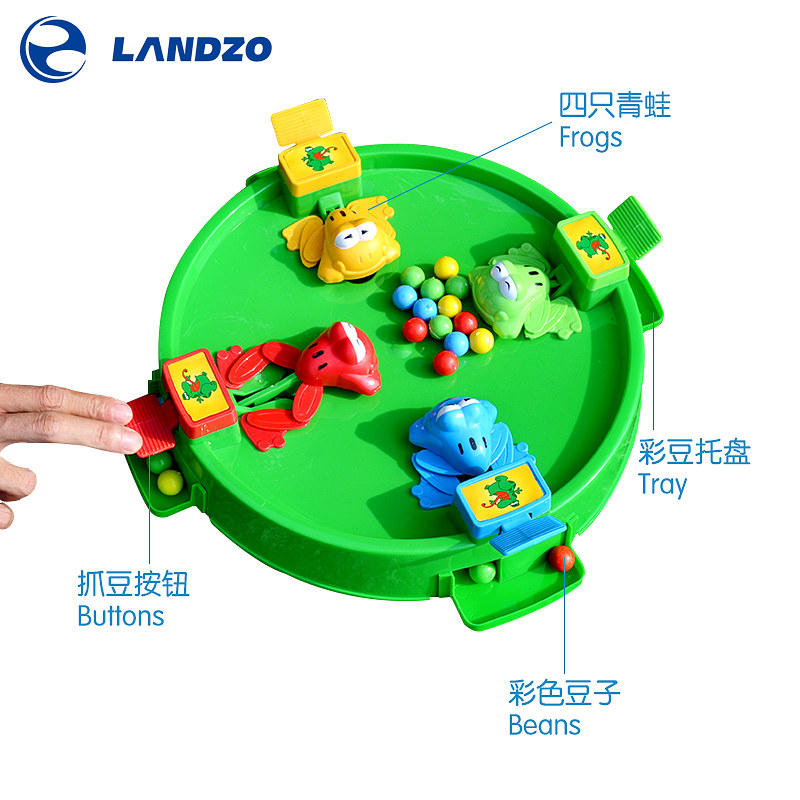 青蛙吃豆玩具抖音同款 亲子桌游 儿童 益智大号