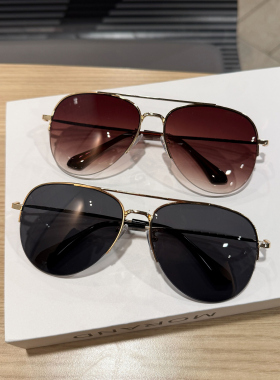 飞行员墨镜男女百搭大脸显瘦开车