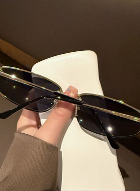 复古浅色太阳眼镜女防紫外线墨镜