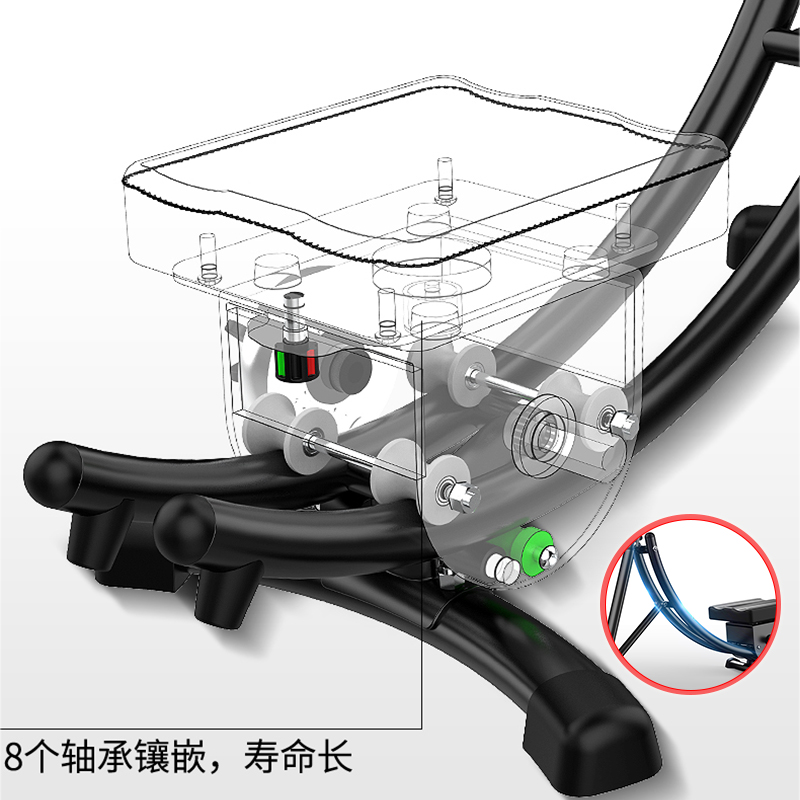 美腰机收腹机健腹器懒人健身器材家用练腹肌卷腹机瘦腹部训练运动-图2