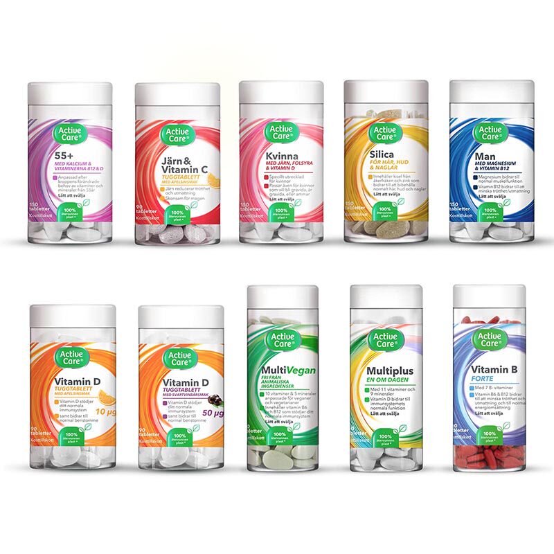 瑞典activecare成人男女复合族 ORKLA海外复合维生素/矿物质