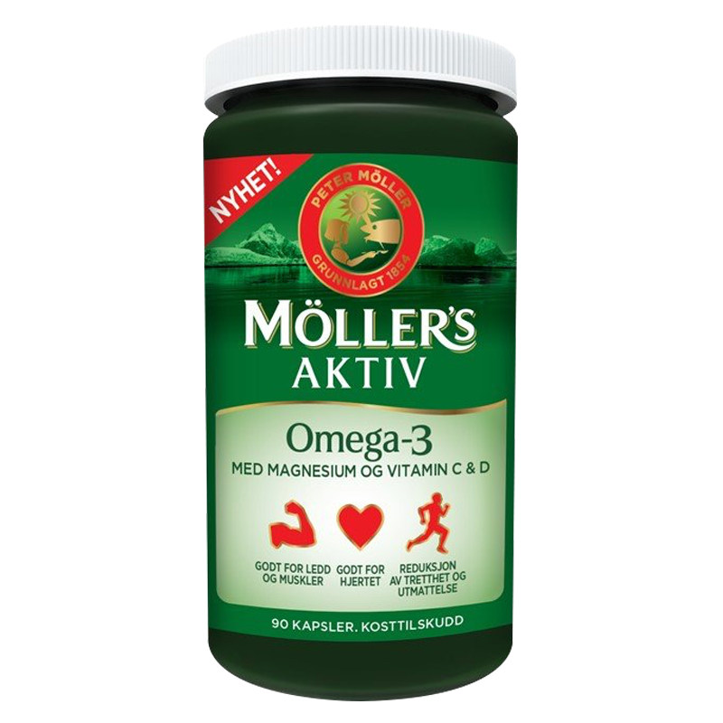 挪威mollers运动增强鱼油90粒胶囊 ORKLA海外鱼油/深海鱼油