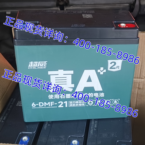 超威电瓶6-DZF-20更新为6-DFM-21电动车 两轮三轮车12V21AH蓄电池 - 图0