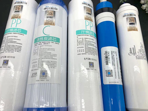 美的净水机10寸滤芯套装 MRO101-5/MRO101A-5全套滤芯正品滤芯 - 图1