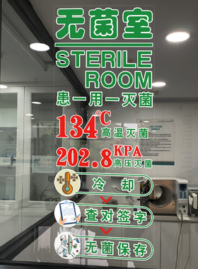 口腔医院牙齿科诊所清洗消毒贴画