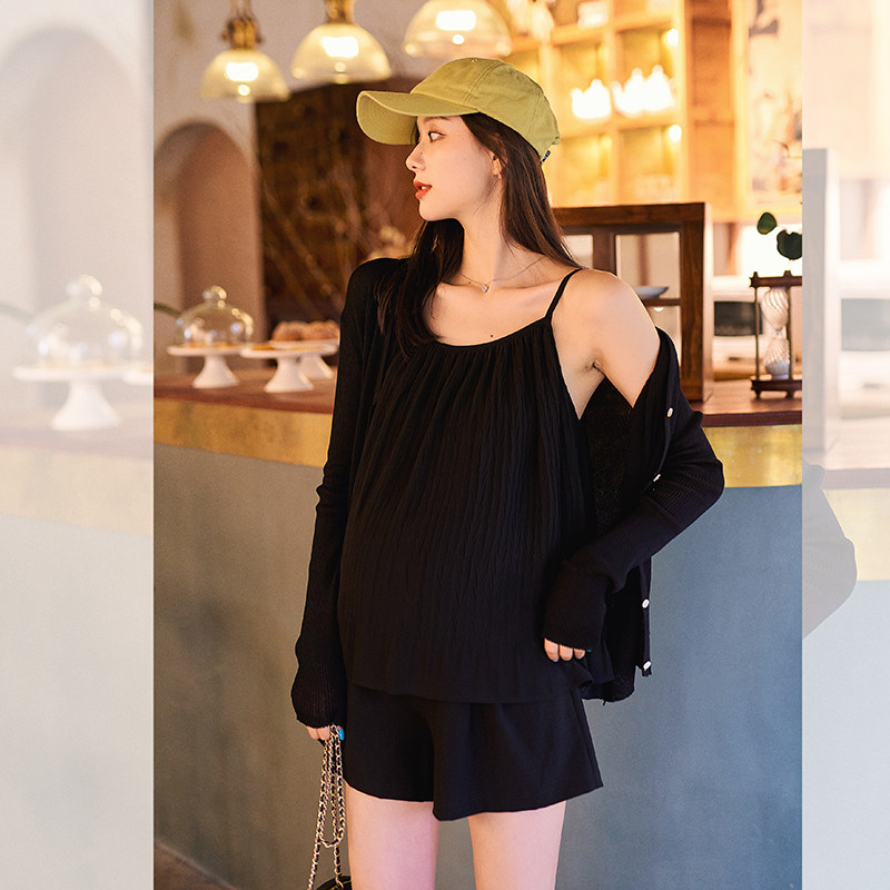 孕妇短裤夏外穿夏季宽松孕妇裤子 竺诗孕妇打底裤