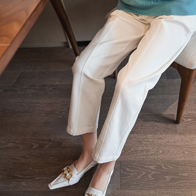 孕妇裤秋季外穿潮妈秋装黑色休闲裤 竺诗孕妇打底裤