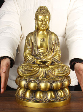 娑婆三圣地藏王观音摆件