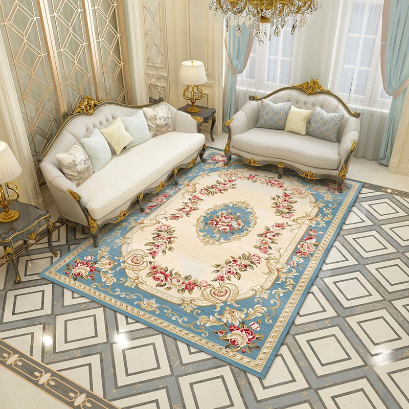 Living room carpet bedroom bed soft Rug Carpets table mats-图0