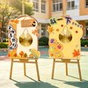 Classroom door sticker decoration set with gong for the beginning of school
