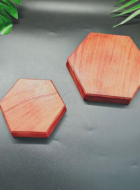 实木桌面展示底座实木八角形工艺品底座创意摆件家居装饰品展示