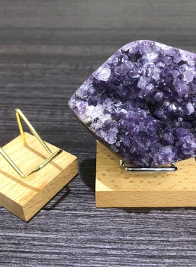 优质正宗胡桃木水晶展示架摆件玉器矿物文玩玉石摆放架石头架子