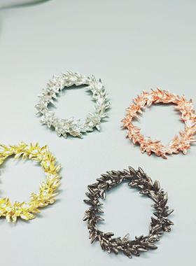 合金大麦环水晶球座水晶球底座底托置物架球架球金属球托支架