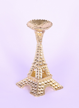 合金埃菲尔铁塔水晶球底座蛋形底托葫芦支架摆件创意装饰
