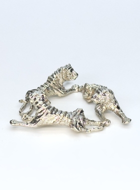 三只置物架水晶球合金