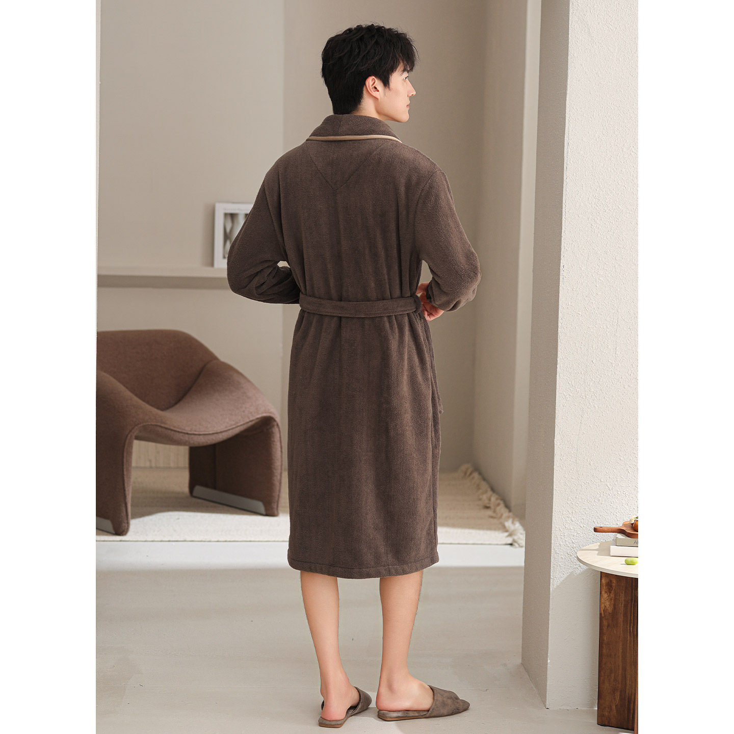 睡袍男士睡衣冬季珊瑚绒加厚加绒浴袍秋冬款法兰绒大码浴衣家居服,淘宝优惠券,粉丝福利购,淘宝优惠卷