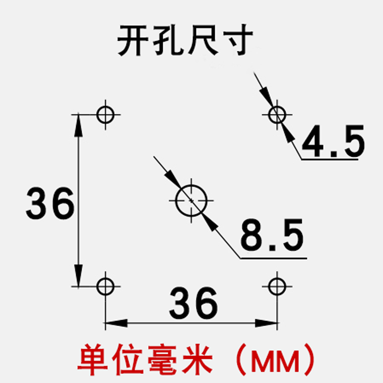 LW262-0A自复位三相380V单相220V直流电机倒顺正反转万能转换开关 - 图2