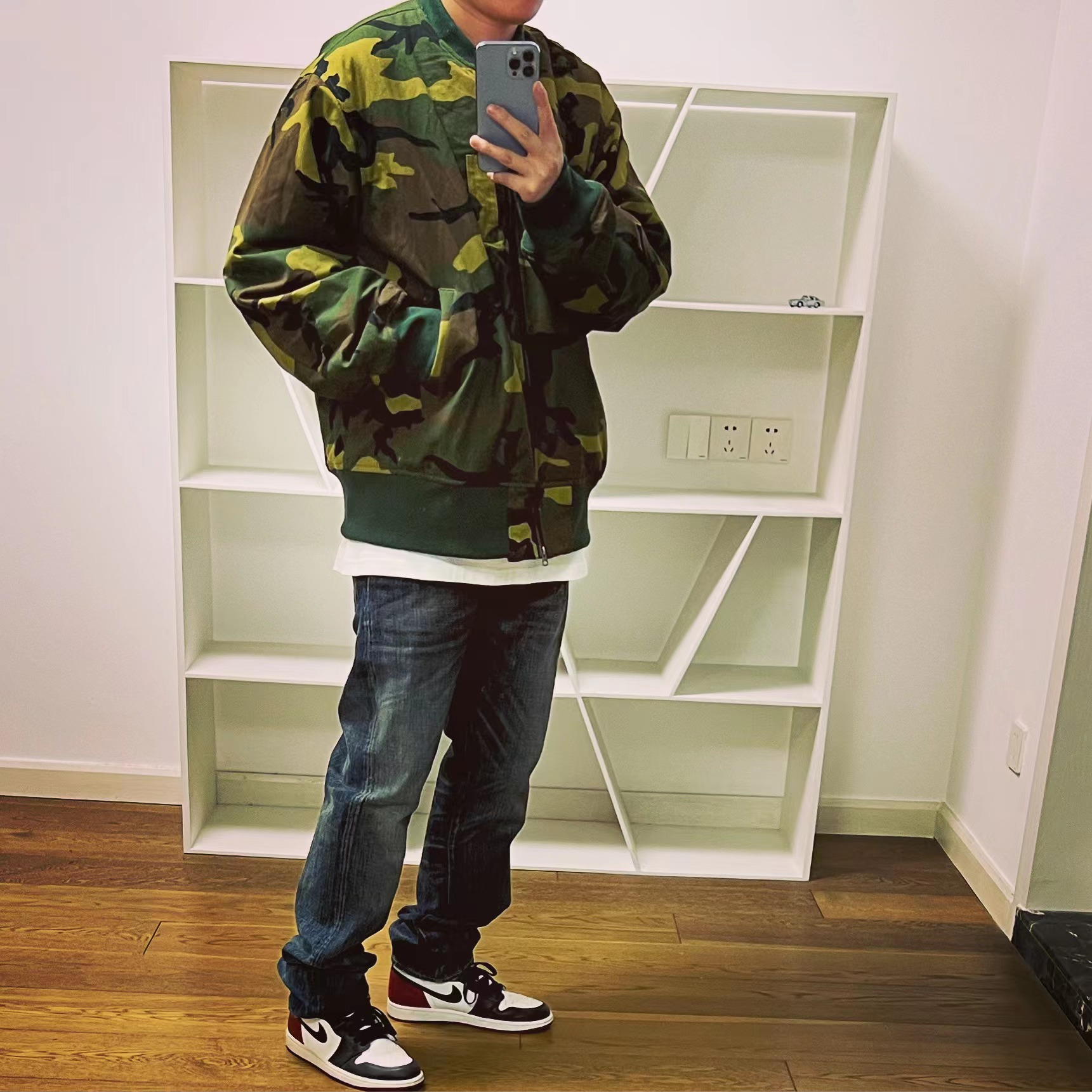 BTTJOB  THORSON II CAMO BOMBER JACKET MA1 迷彩飞行夹克棉服 - 图1