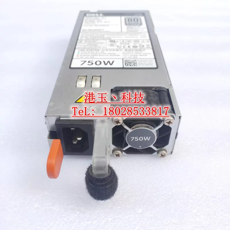 Новый цветной блок питания сервера Dell R720 R620 750W CWKMX 79rdr 5NF18 6W2PW