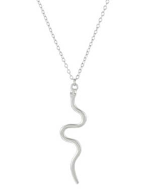 嘻哈小蛇颈链简约蛇形吊坠