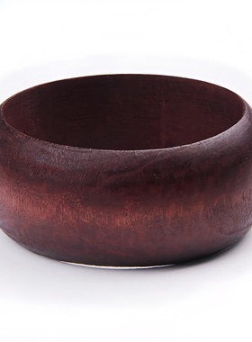 复古咖啡色木质手镯手环女拍摄