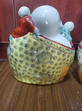 景德镇陶瓷器摆件五子佛笑口弥勒佛送子佛罗汉客厅雕塑艺术品