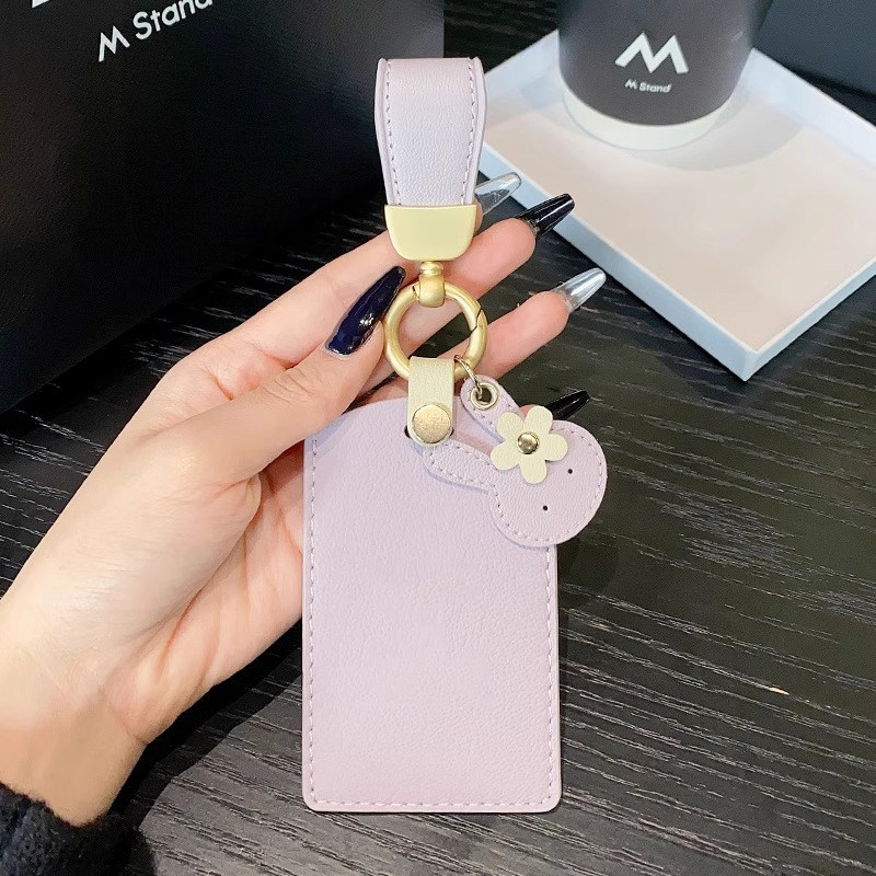 适用于新款特斯拉model3/YS X 卡片真皮汽车钥匙套高档男女