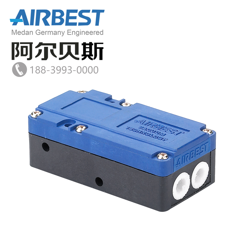 AIRBEST阿尔贝斯ABM5/ABX5-N/A/B/C小型微型大流量多级真空发生器 - 图0