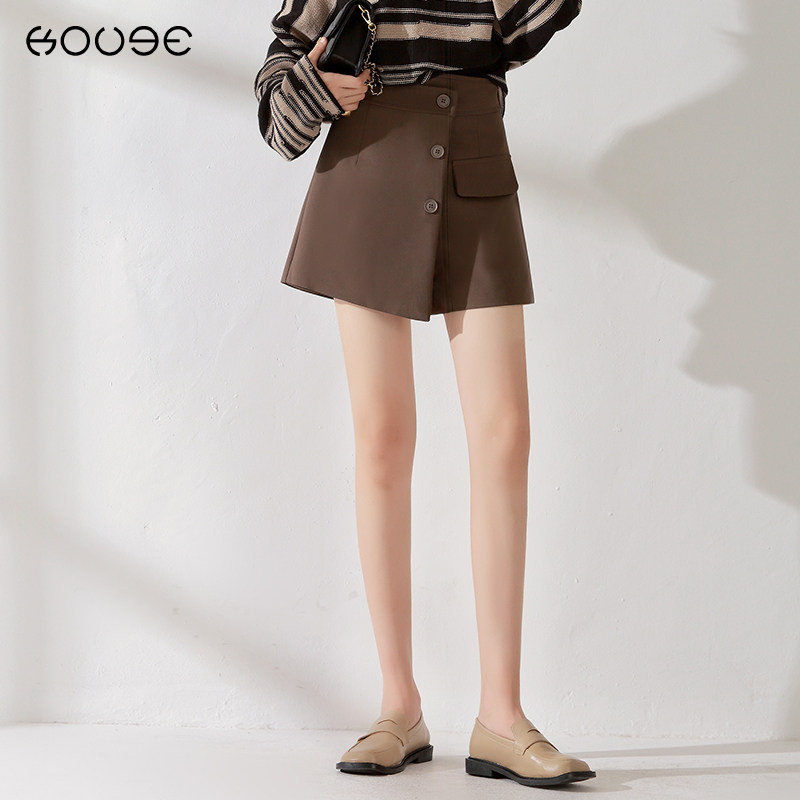 不规则西装裙裤春秋季2021阔腿裤 蔻戈休闲裤