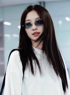 高级感无框墨镜老帅了