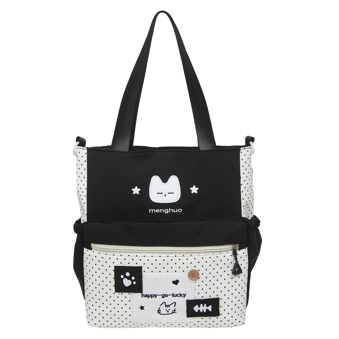 小学生补习袋儿童帆布可单肩补课袋初中大容量防水可爱卡通学习袋,淘宝优惠券,粉丝福利购,淘宝优惠卷