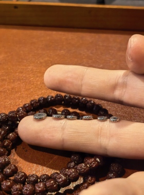 S925锤纹银隔片，5.5/6.5/7.5MM，标价一对