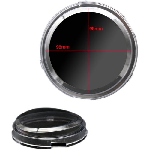 电动踏板车透明仪表盖太宇圆形仪表壳透明码表外壳摩托车里程表罩 - 图1