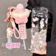 Straw water cup for girls with good looks 2026 new summer high temperature resistant large capacity student small portable cup