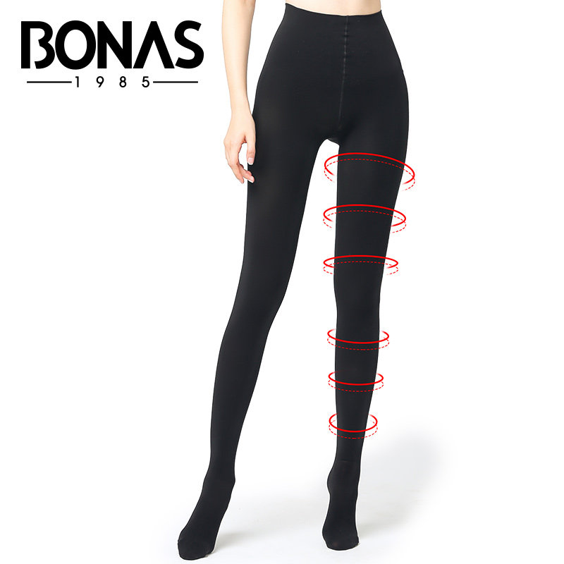 宝娜斯强压春秋款外穿塑形瘦腿袜 宝娜斯1985内衣短袜/打底袜/丝袜/美腿袜