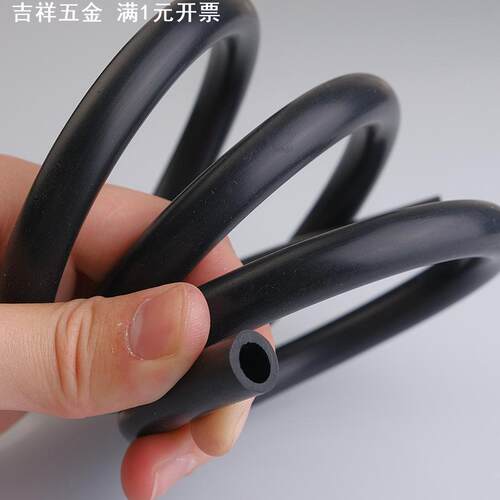 黑色硅胶管橡胶管耐高温水管弹力软管抗老化绝缘胶管 - 图0