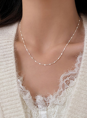 波光闪片项链女2025新款爆款项链