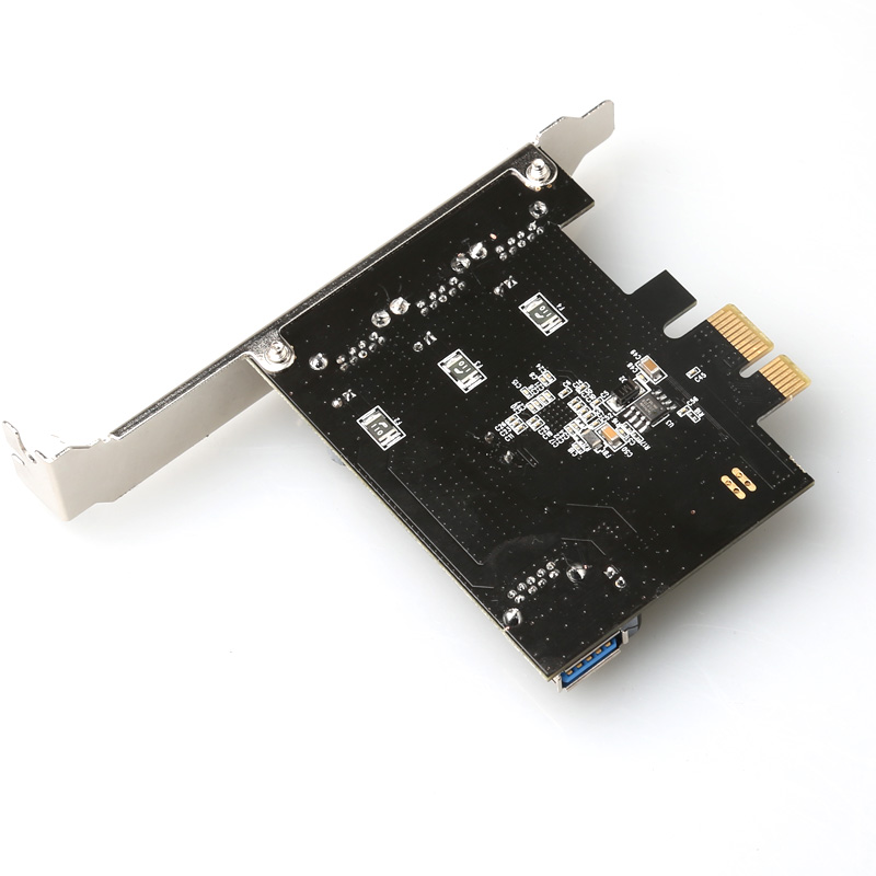 4口USB3.0扩展卡PCI-E转接PCIe 台式机 自带电源供电集线卡 - 图2