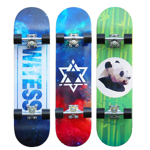 潮牌专业级入门双翘四轮滑板