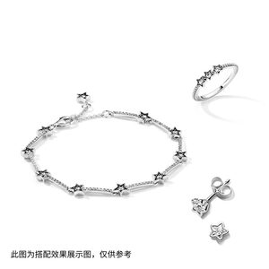 [新年礼物]Pandora潘多拉星之璀璨耳钉闪耀星星耳钉简约百搭