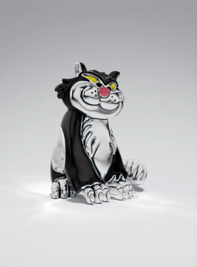 [双11狂欢季]Pandora潘多拉迪士尼反派路西法猫串饰珐琅工艺DIY