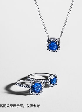 潘多拉轻奢项链套装海洋之心礼物