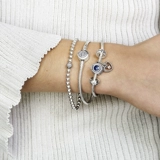 Pandora, корона с буквами, цепочка, универсальный модный браслет, буква O, DIY
