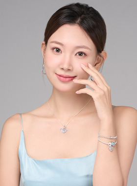 潘多拉气质精致手链素链串珠女