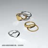 Pandora can be engraved and customized. Pandora can be engraved with heart-shaped rings. Stackable thin hoop rings in silver.