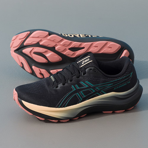ASICS亚瑟士女鞋GT-2000 14GTX防泼水稳定支撑越野跑步鞋1012B844 - 图0