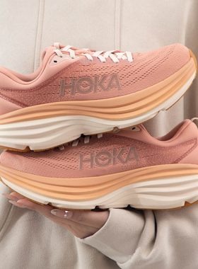 HOKA ONE ONE女鞋2024春季新款Bondi 8邦代 8运动鞋跑步鞋1127952