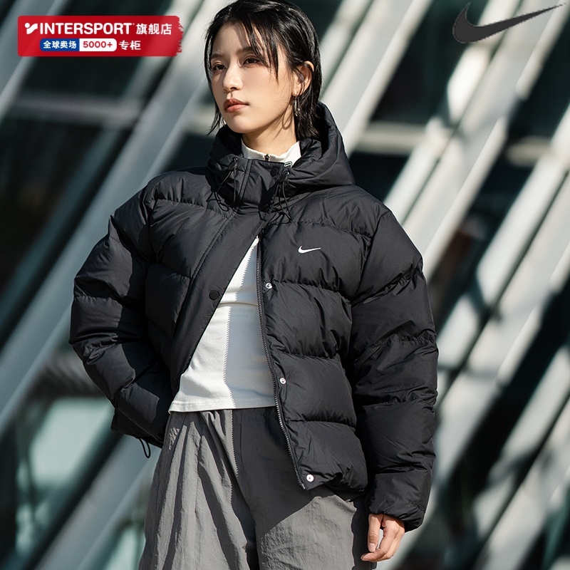 耐克NIKE官方正品羽绒服女装短款2025冬季新款保暖运动服加厚外套 - 图0