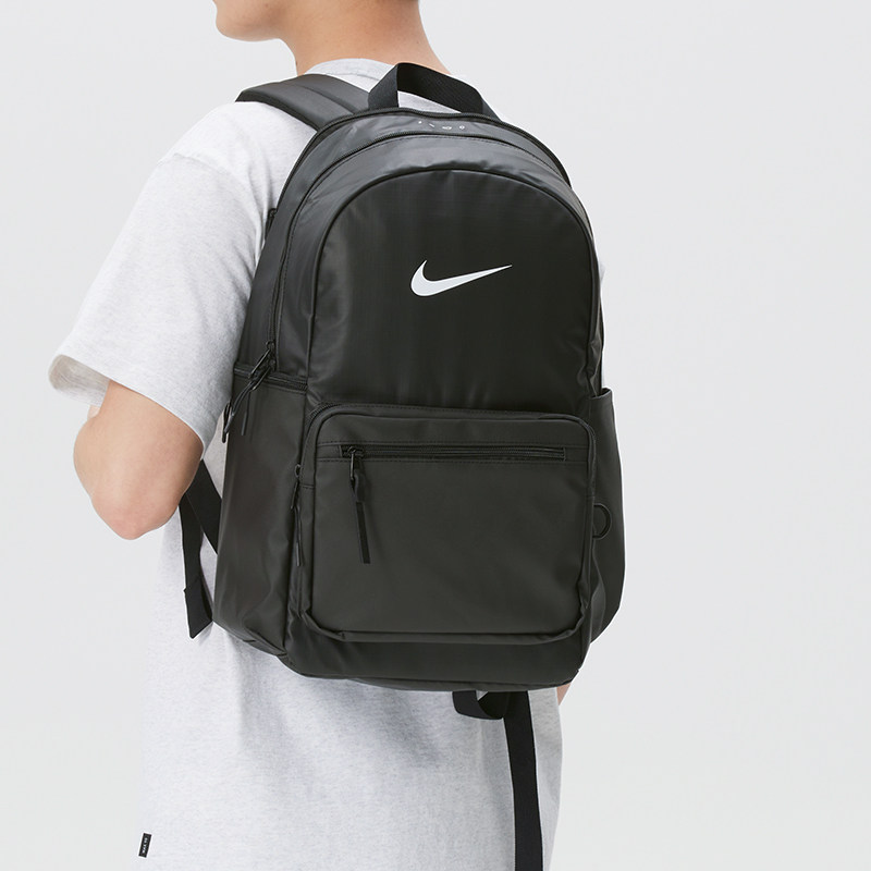 Inter丨NIKE Nike Backpack Men's and Women's Backpack 26 New Large Capacity Leisure Travel Sports Bag IH7955